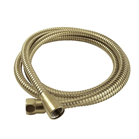 Kingston Brass 72Inch Stainless Steel Shower Hose, Brushed Brass H72SS7